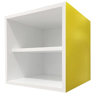 Foto 1 | Buró Flotante Amarillo para Baño MDF Antihumedad + Bocina Bluetooth