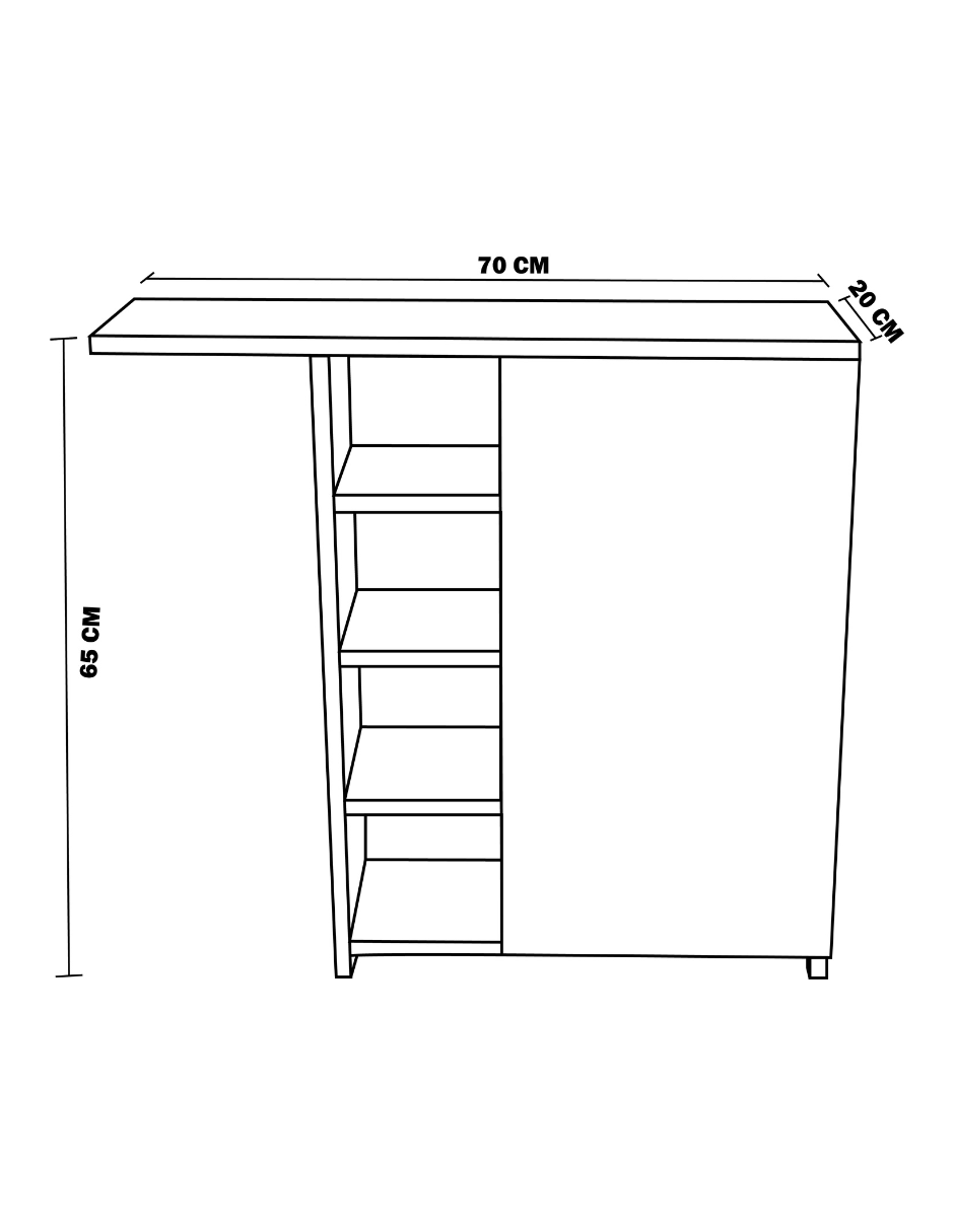 Foto 4 pulgar | Mueble para Baño Hogare Rustik Wood-cubierta Negro