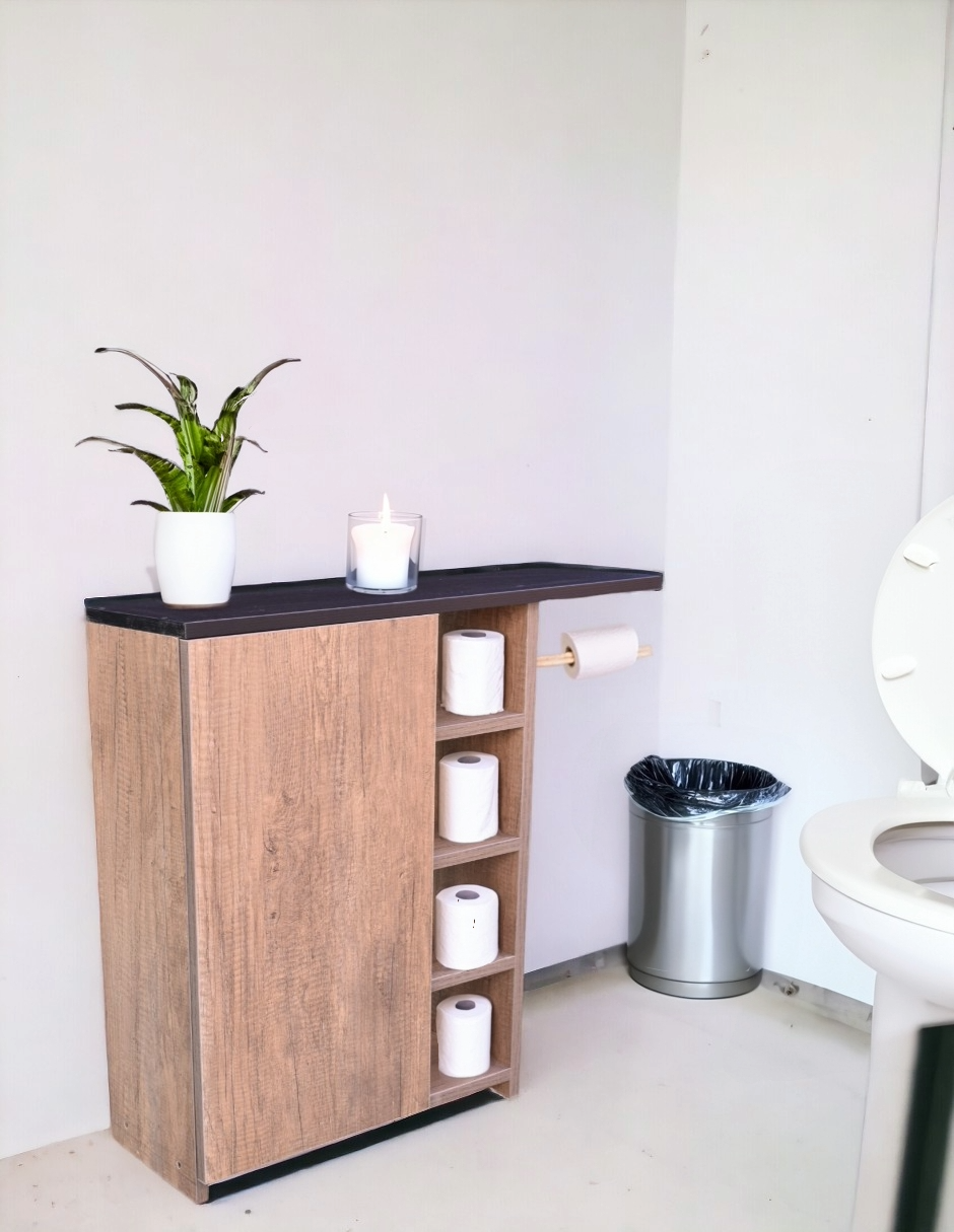 Foto 6 pulgar | Mueble para Baño Hogare Rustik Wood-cubierta Negro