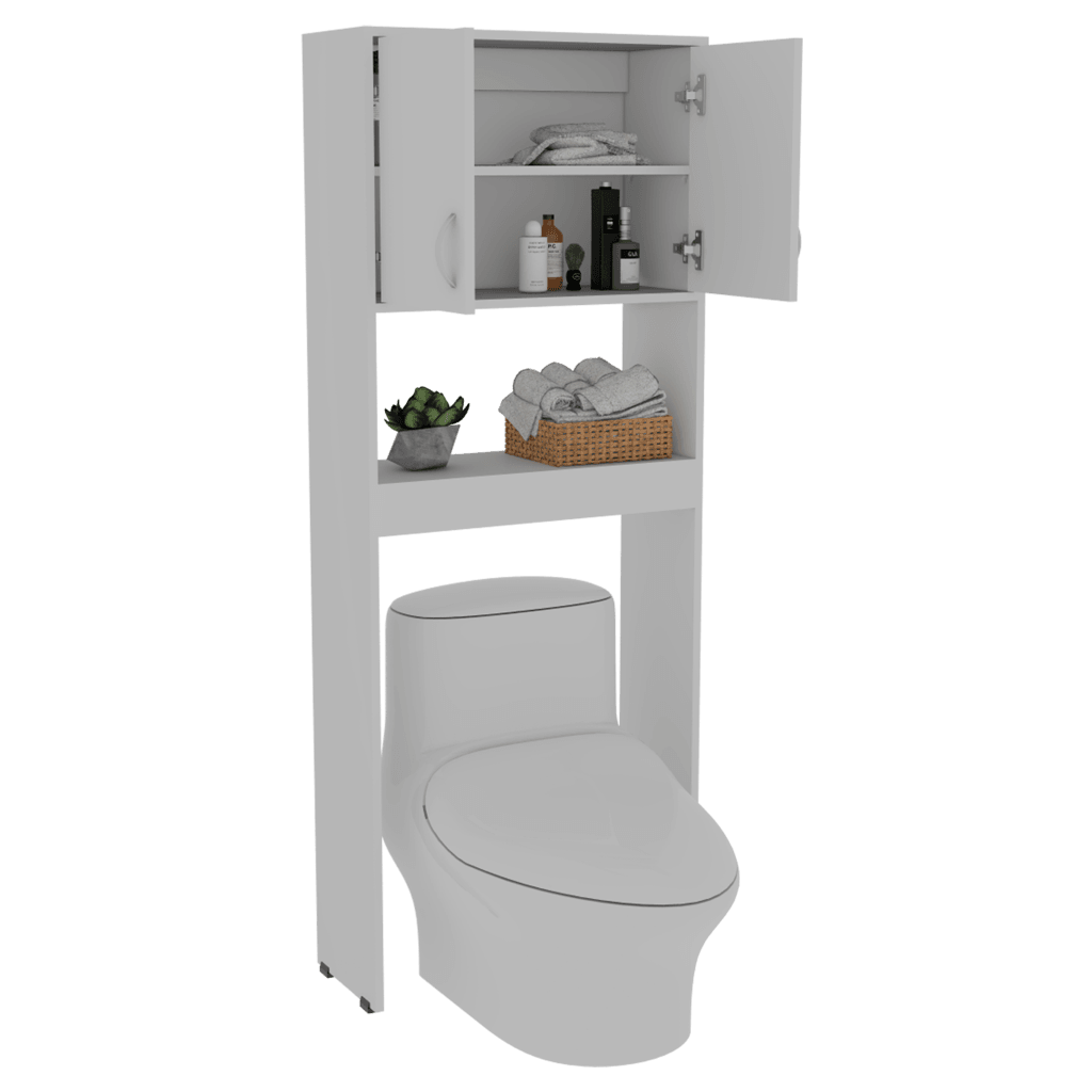 Foto 5 pulgar | Gabinete de Baño Apolis Blanco con 2 Puertas Batientes y Ahorro de Espacio