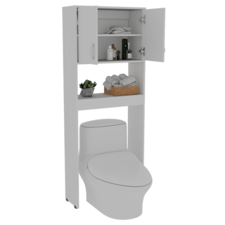 Foto 4 | Gabinete de Baño Apolis Blanco con 2 Puertas Batientes y Ahorro de Espacio