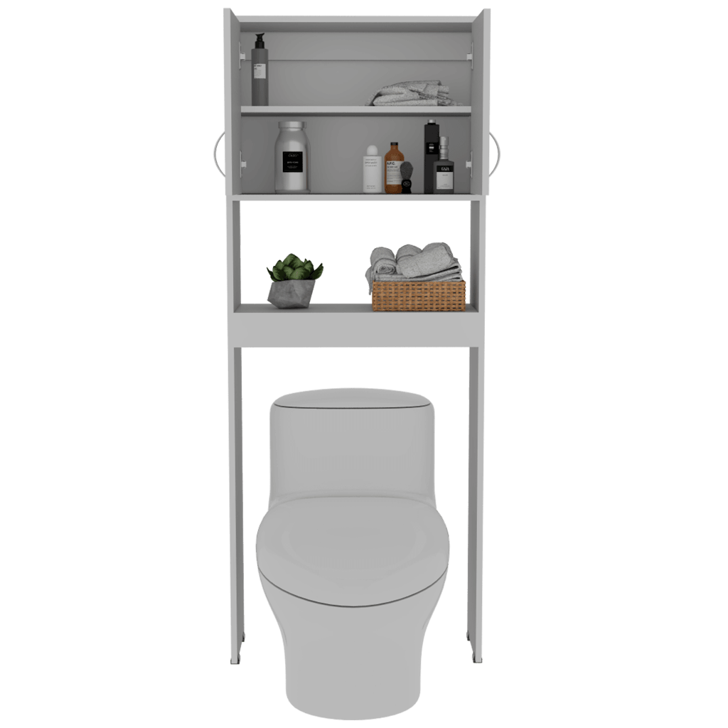 Foto 6 pulgar | Gabinete de Baño Apolis Blanco con 2 Puertas Batientes y Ahorro de Espacio