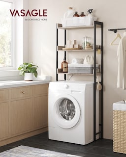 Foto 7 | Organizador De Baño Vasagle De 3 Niveles Para Almacenamiento Sobre El Inodoro