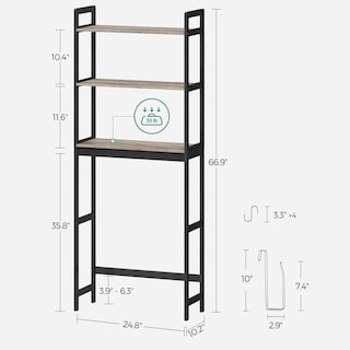 Foto 7 | Organizador de Baño Songmics de 3 Niveles