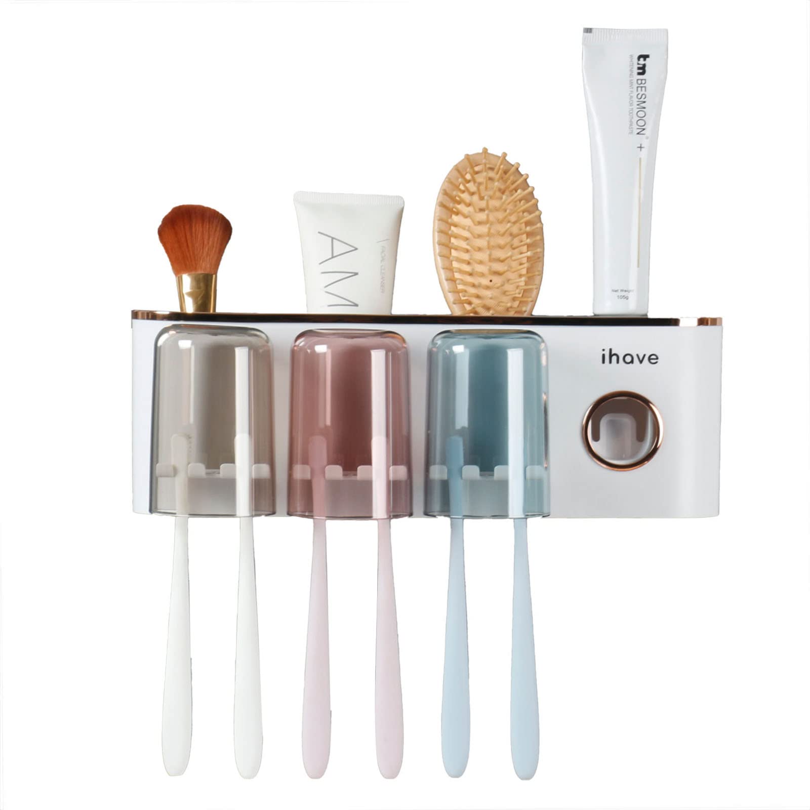 Foto 8 pulgar | Organizador de Baño con Dispensador de Pasta de Dientes - Venta Internacional