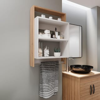 Foto 4 | Organizador Flotante Dakota Color Duna Blanco