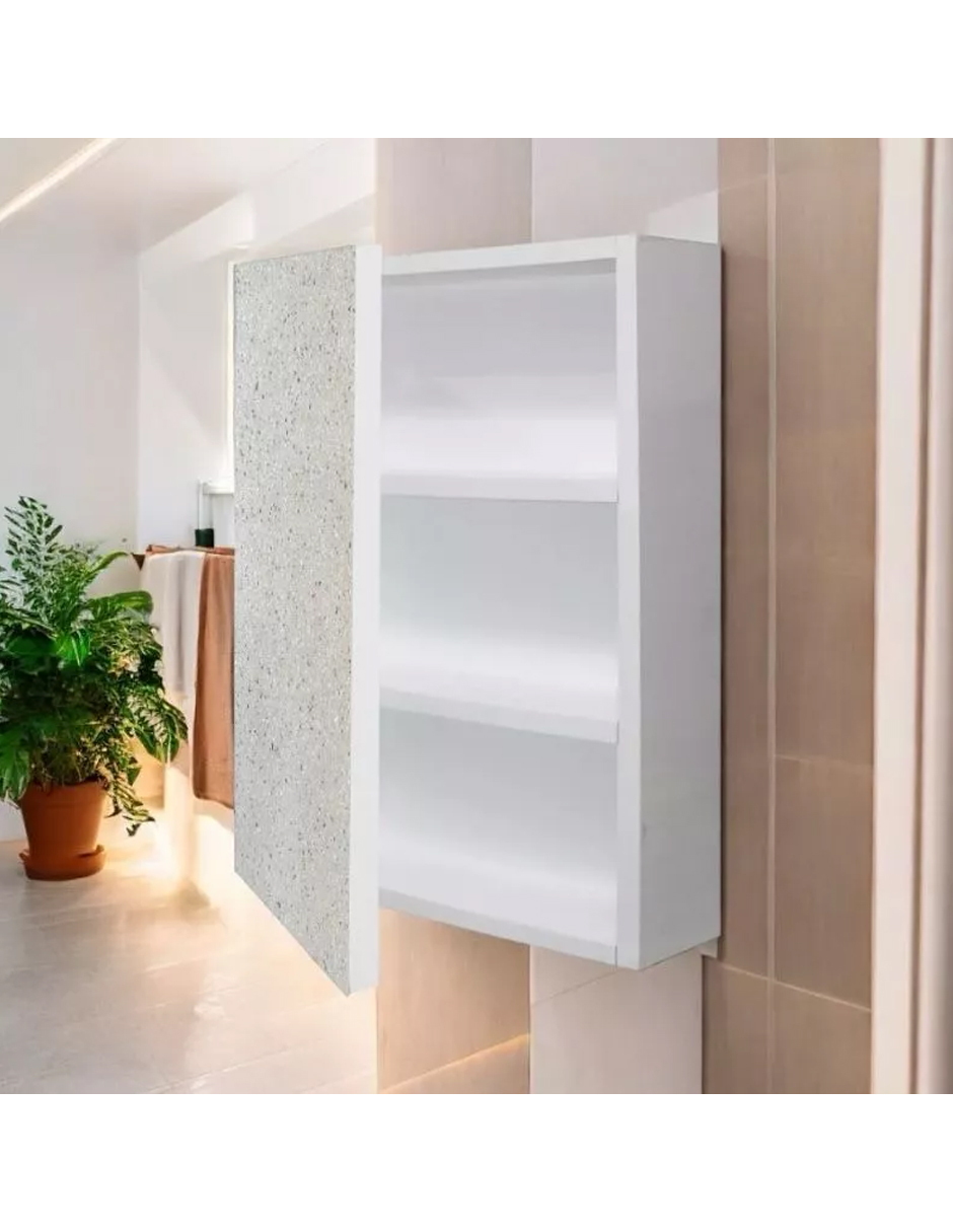 Foto 4 pulgar | Botiquin Repisa Vinil Granito 50cm Pared Primeros Auxilios Gris