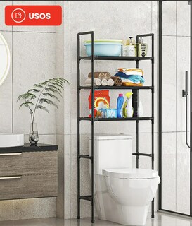 Foto 4 | Xtellar Organizador De Baño Estante Inodoro Sanitario Regadera