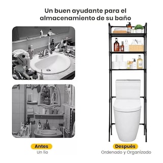 Foto 3 | Estante para Baño Eo Safe Imports Esi-19221 Negro