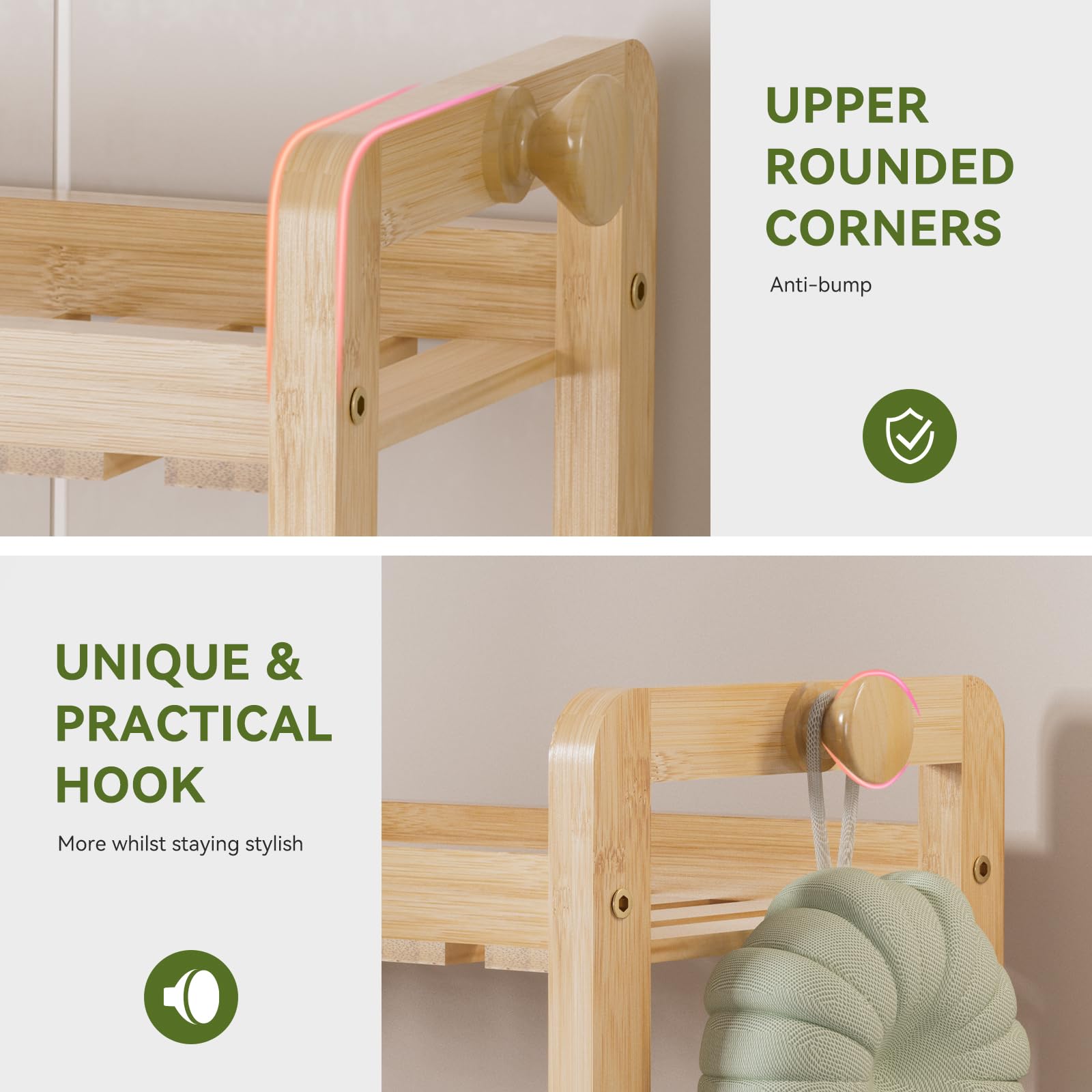 Foto 8 pulgar | Organizador Para Colocar Sobre El Inodoro Amazerbath, Estante De Bambú De 2 Niveles - Venta Internacional.