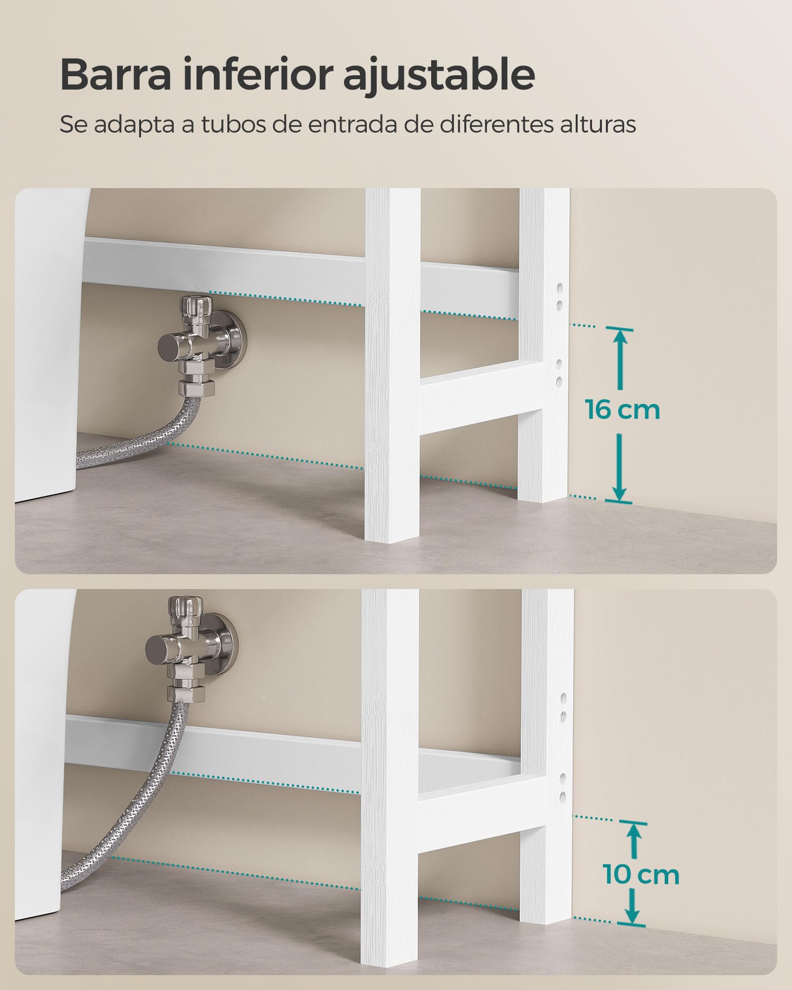 Foto 5 pulgar | Organizador de Baño Songmics Ajustable