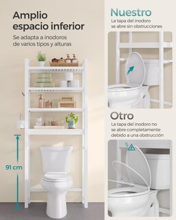 Foto 7 | Organizador de Baño Songmics Ajustable