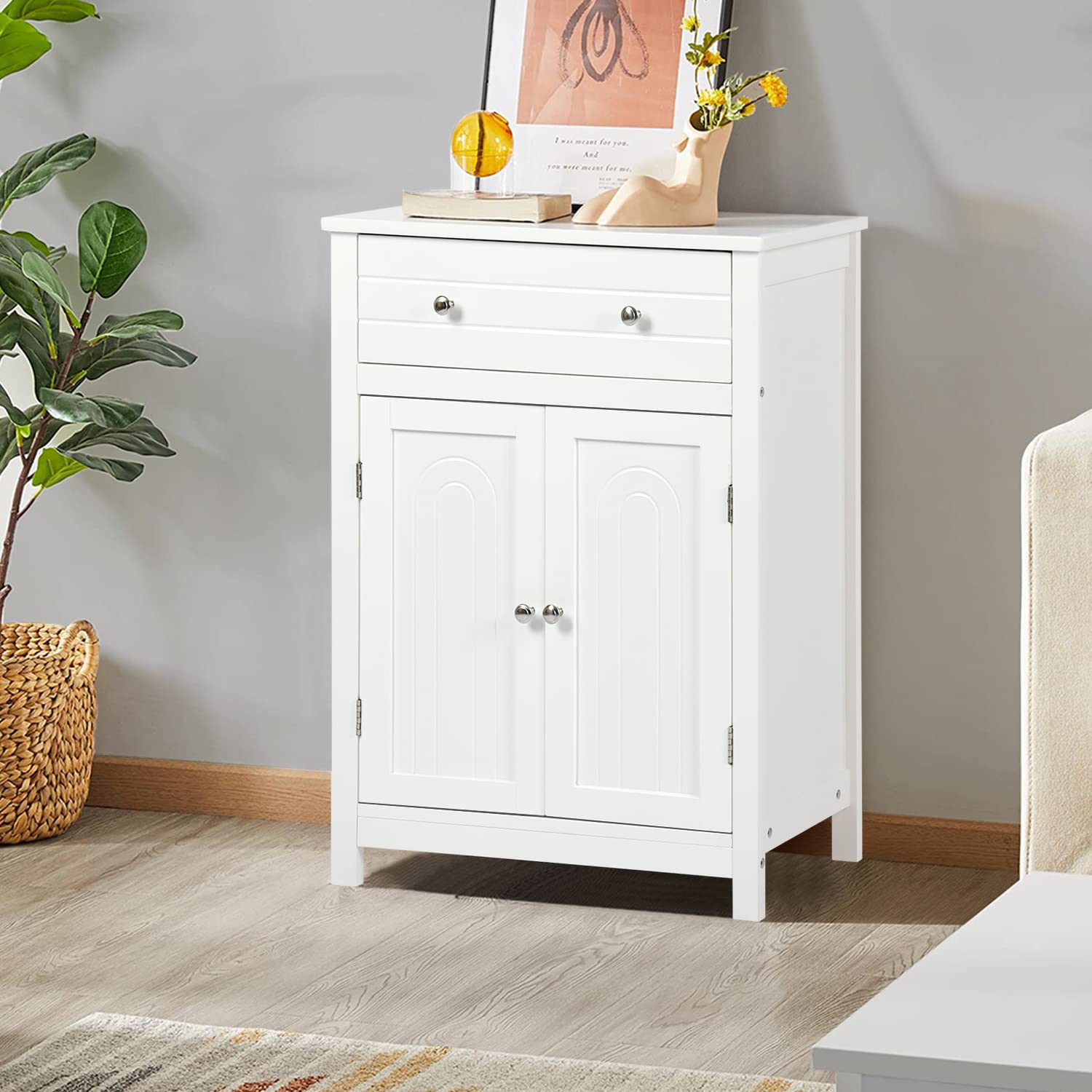 Foto 2 | Muebles De Baño Furniturer Scrals Blanco 60 X 30 X 80 Cm
