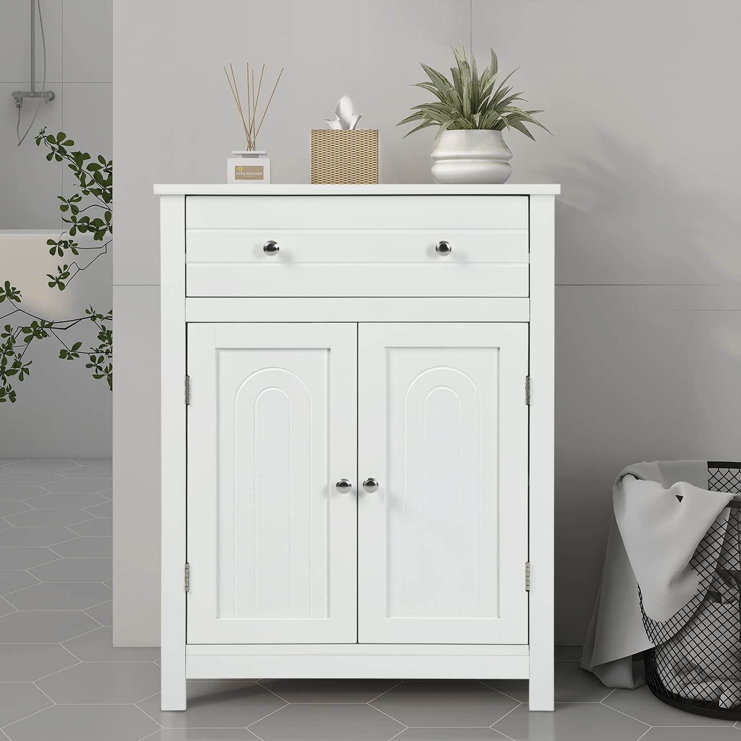 Foto 9 pulgar | Muebles De Baño Furniturer Scrals Blanco 60 X 30 X 80 Cm