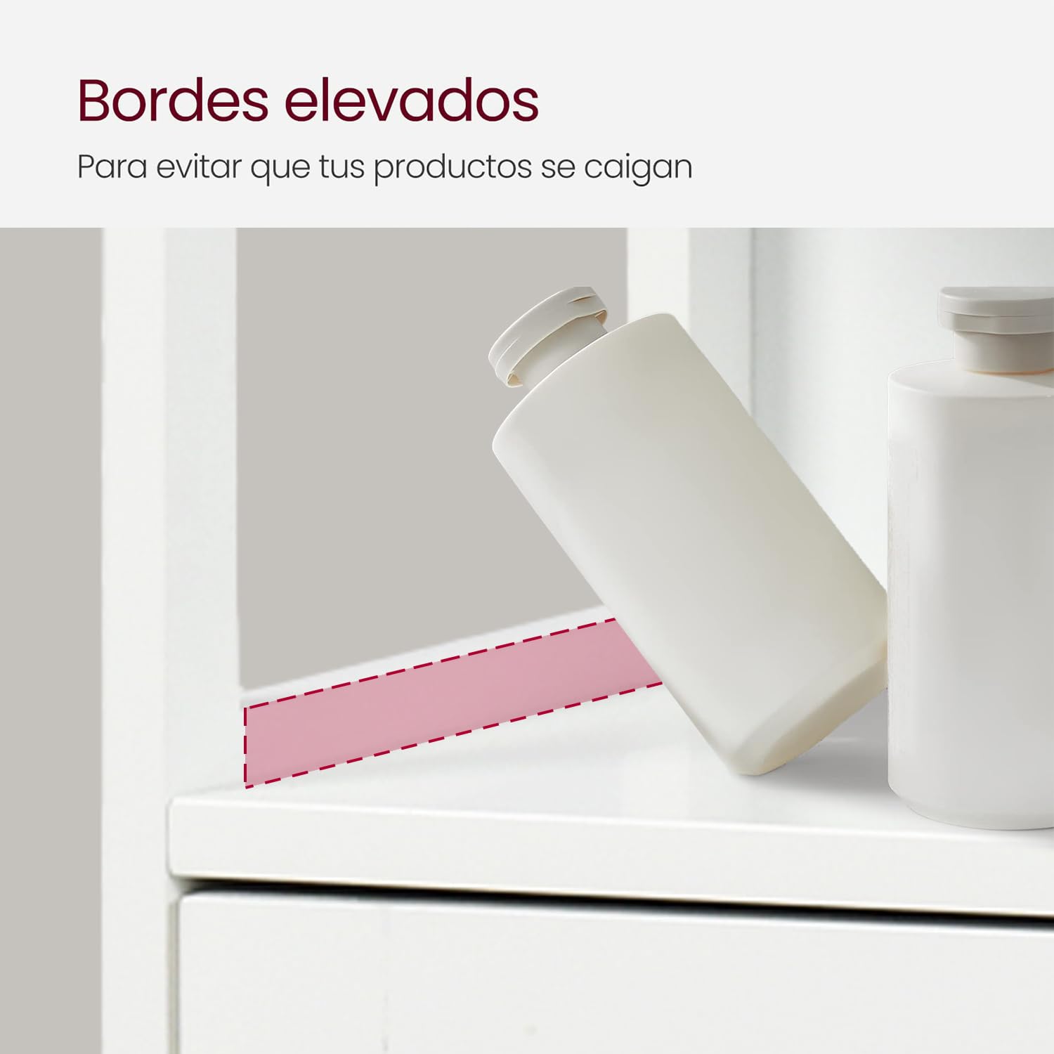 Foto 6 pulgar | Muebles De Baño Furniturer Theeslin Blanco 60 X 30 X 80 Cm