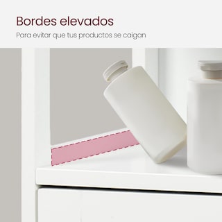 Foto 5 | Muebles De Baño Furniturer Theeslin Blanco 60 X 30 X 80 Cm