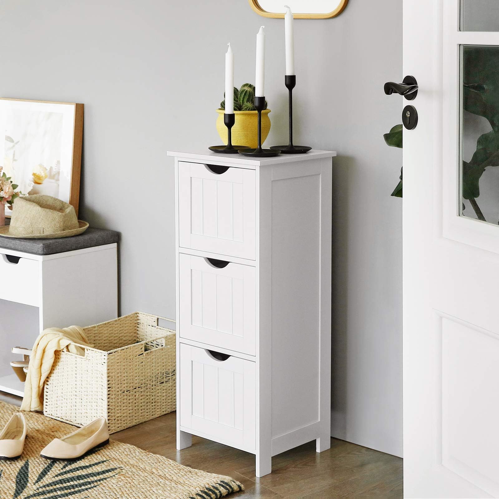 Foto 3 pulgar | Organizador de Baño Furniture Blanco