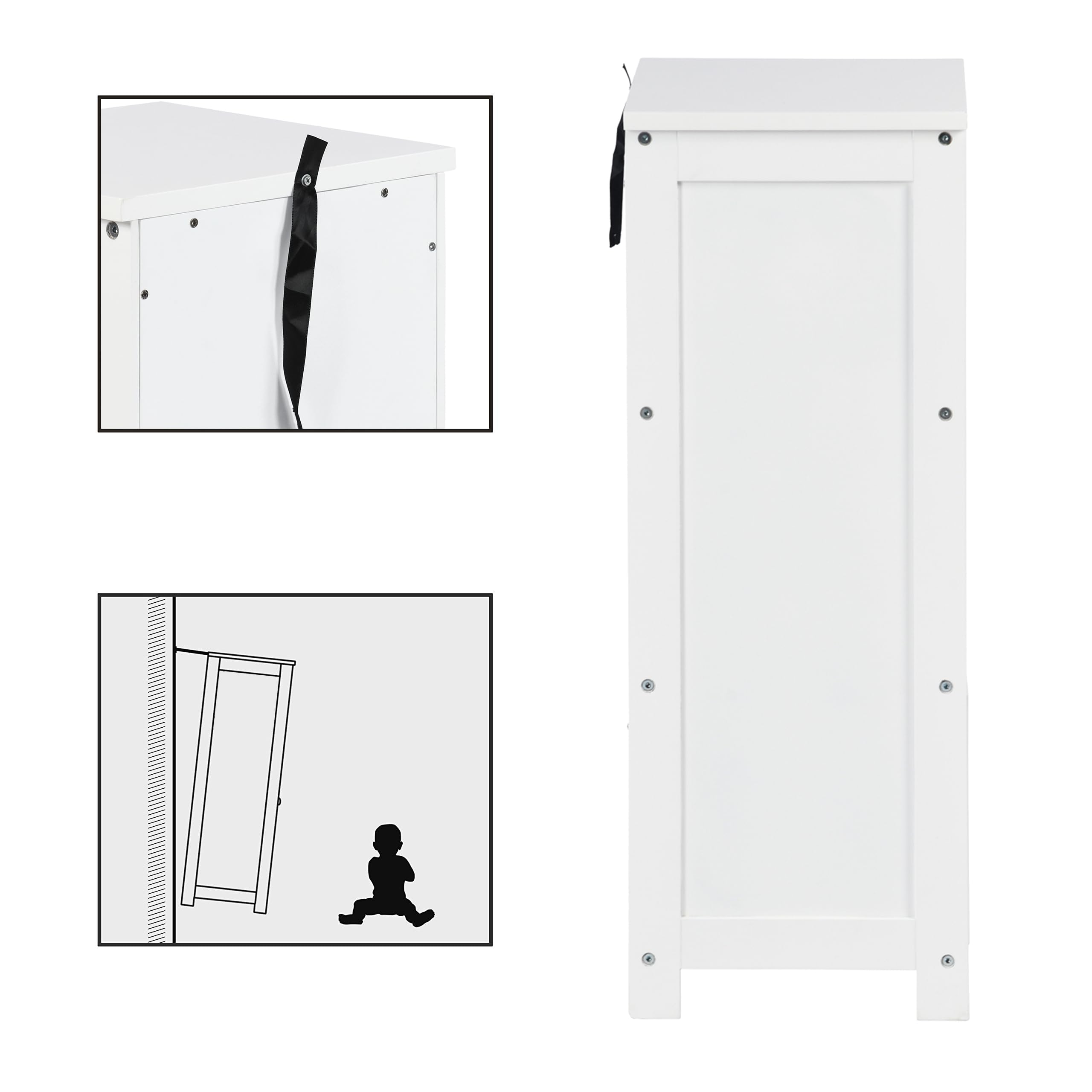 Foto 5 pulgar | Organizador de Baño Furniture Blanco