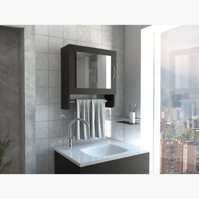 Foto 5 | Gabinete para Baño Espejo Armable Umbra color Chocolate Excelsior