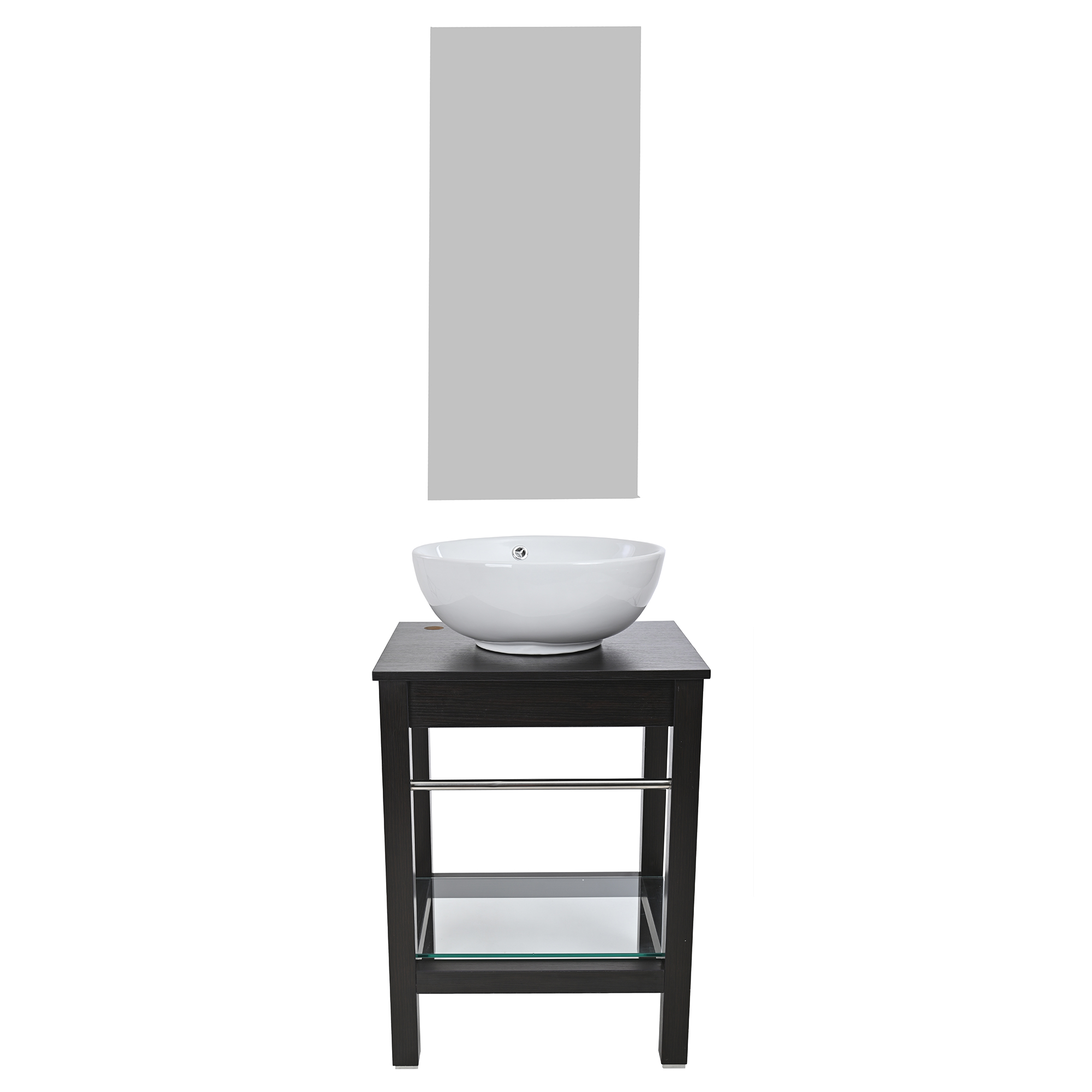 Foto 2 pulgar | Set Mueble Para Baño 3 Piezas Incluye Lavabo Y Espejo, Marca Gravita