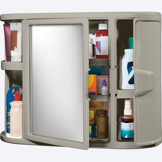 Foto 2 | Gabinete para Baño Rimax Taupe color Beige con Espejo