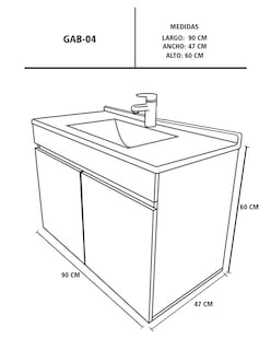 Foto 5 | Gabinete para Baño Genérica color Marrón