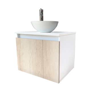 Foto 3 | Mueble Gabinete para Baño con Lavamanos y Monomando Gab05 Blanco