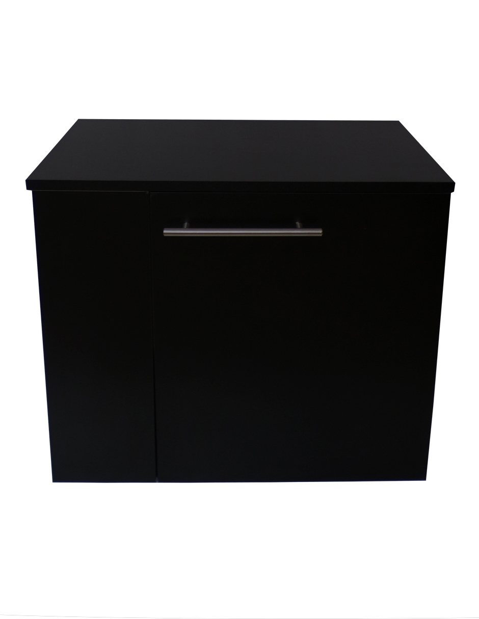 Gabinete para Baño Izquierdo Flotante Negro