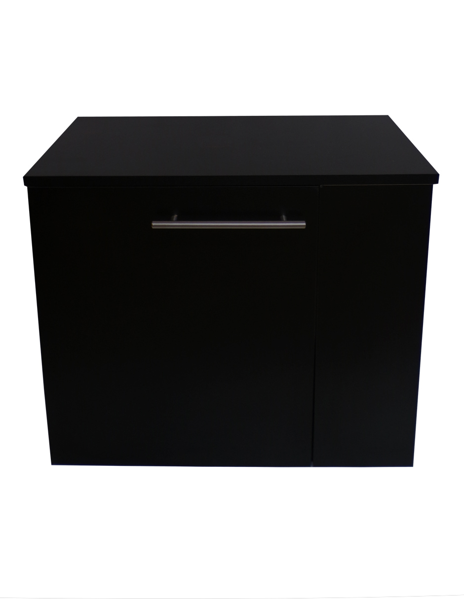 Gabinete para Baño Derecho Flotante Negro