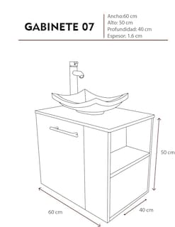 Foto 5 | Lavamanos + Mueble color Blanco para Baño
