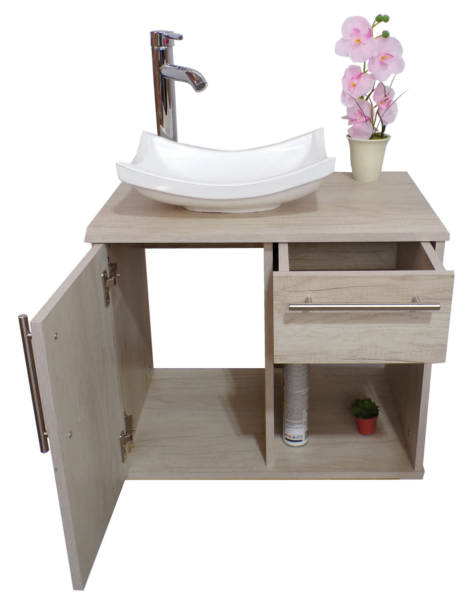 Foto 3 pulgar | Gabinete para Baño Genérica color Beige con Monomando