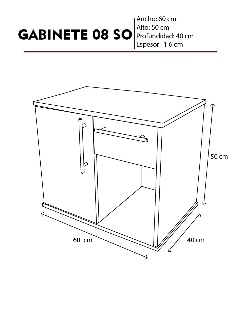 Foto 6 pulgar | Gabinete Flotante para Baño Flotante con Cajón