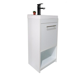 Foto 3 | Gabinete Para Baño Con Lavamanos Y Monomando