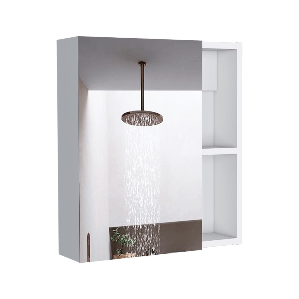 Foto 4 pulgar | Gabinete Para Baño Paralhi, Blanco, Con Puerta Espejo Y Varios Entrepaños