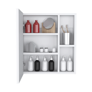 Foto 6 | Gabinete Para Baño Paralhi, Blanco, Con Puerta Espejo Y Varios Entrepaños