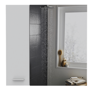 Foto 5 | Gabinete Para Baño Caribe, Blanco, Con Espejo Biselado Para Buen Tamaño Y Varios Entrepaños