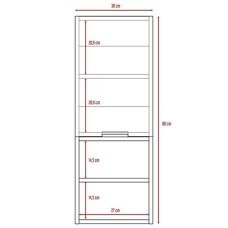 Foto 8 pulgar | Gabinete Para Baño Ciro, Blanco, Con Amplio Espacio Para Guardar Objetos Para Aseo Persona