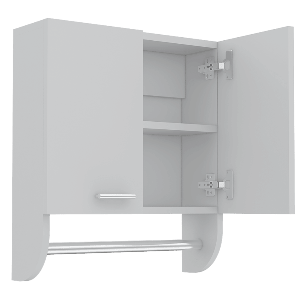 Foto 5 pulgar | Gabinete Para Baño Lupek, Blanco, Con Tubo Y Manija Metálicas