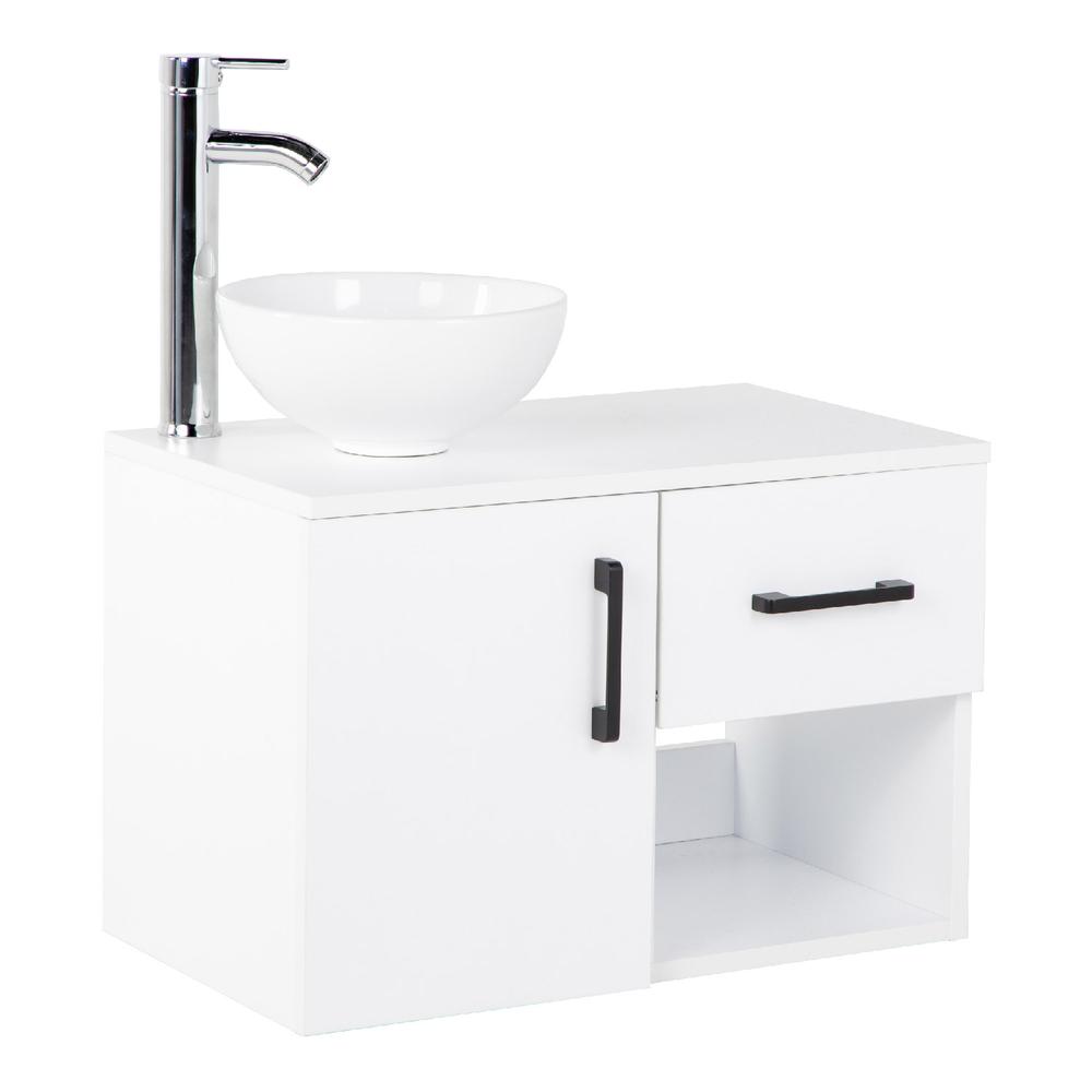 Mueble Kit para Baño KingsHouse KHGABM Blanco + Accesorios