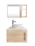 Combo de Gabinete para Baño con Ovalin y Monomando + Botiquín con Espejo