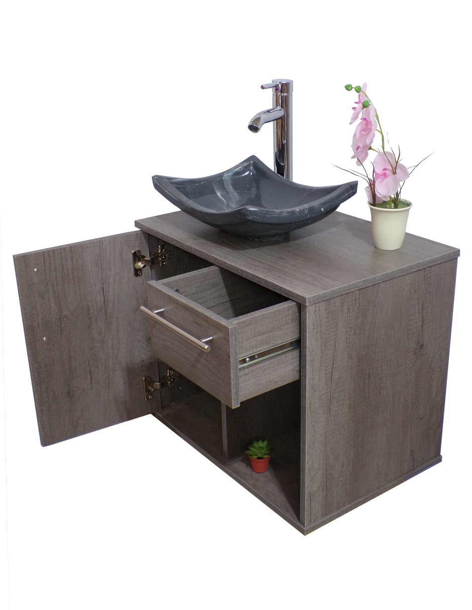 Foto 4 pulgar | Gabinete para Baño con Lavabo y Monomando más Botiquín con Espejo