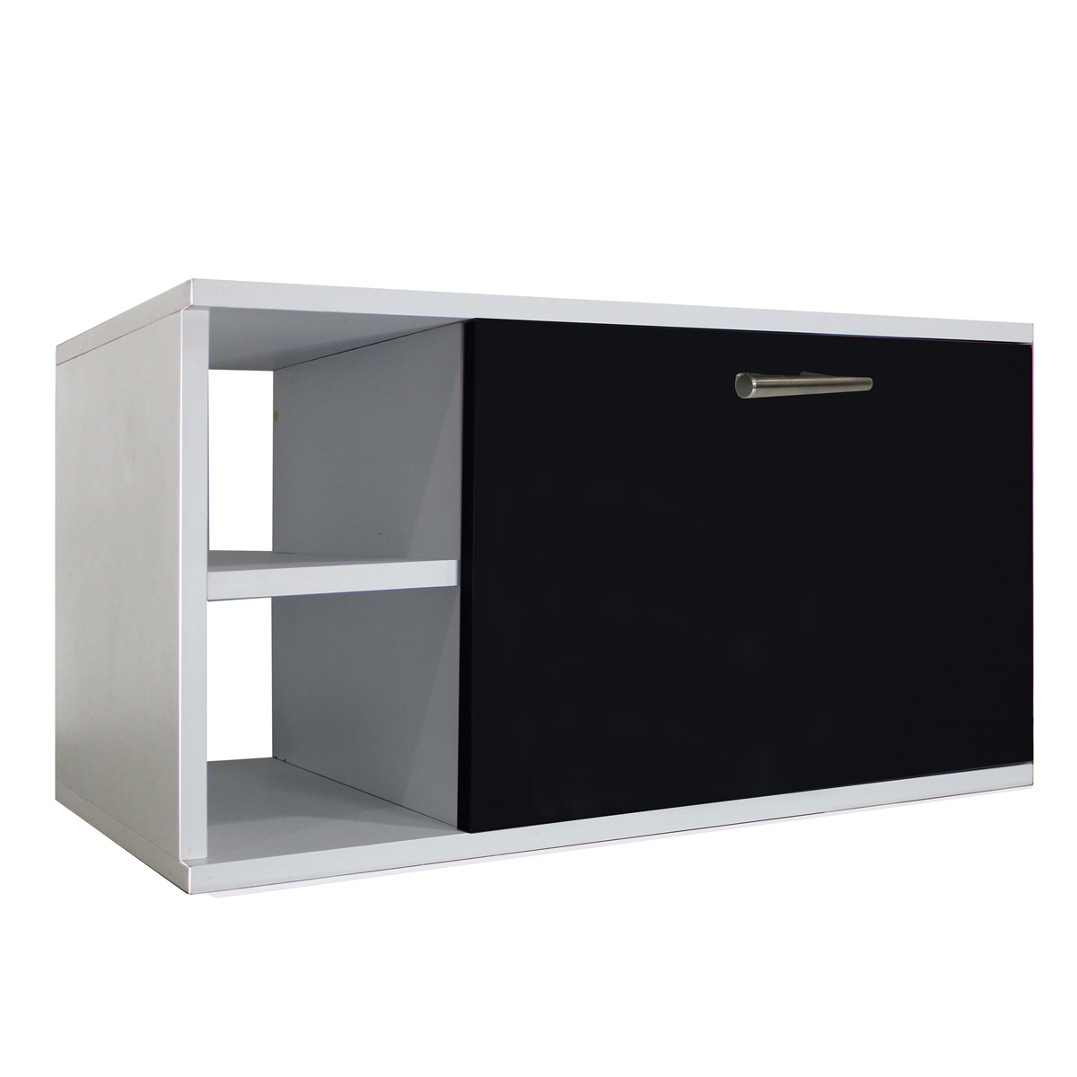 Foto 2 pulgar | Gabinete de Baño Moderno Ensamblado MDF Elegante Vinil Negro