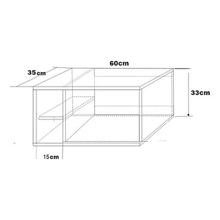 Foto 3 | Gabinete de Baño Moderno Ensamblado MDF Elegante Vinil Negro