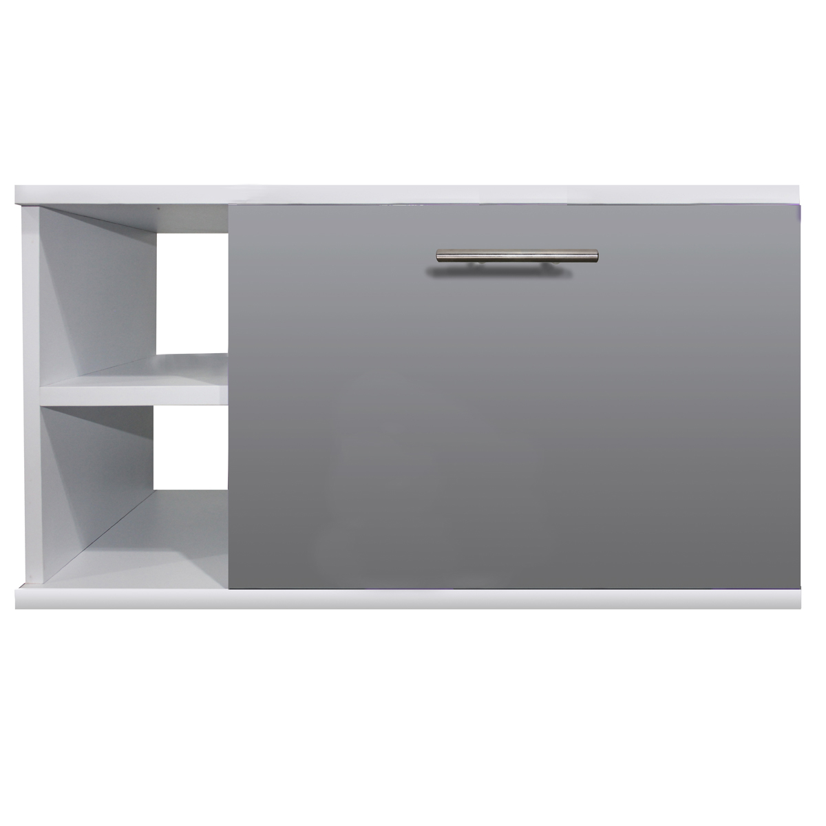 Foto 5 pulgar | Gabinete de Baño Moderno Ensamblado MDF Elegante Vinil Gris