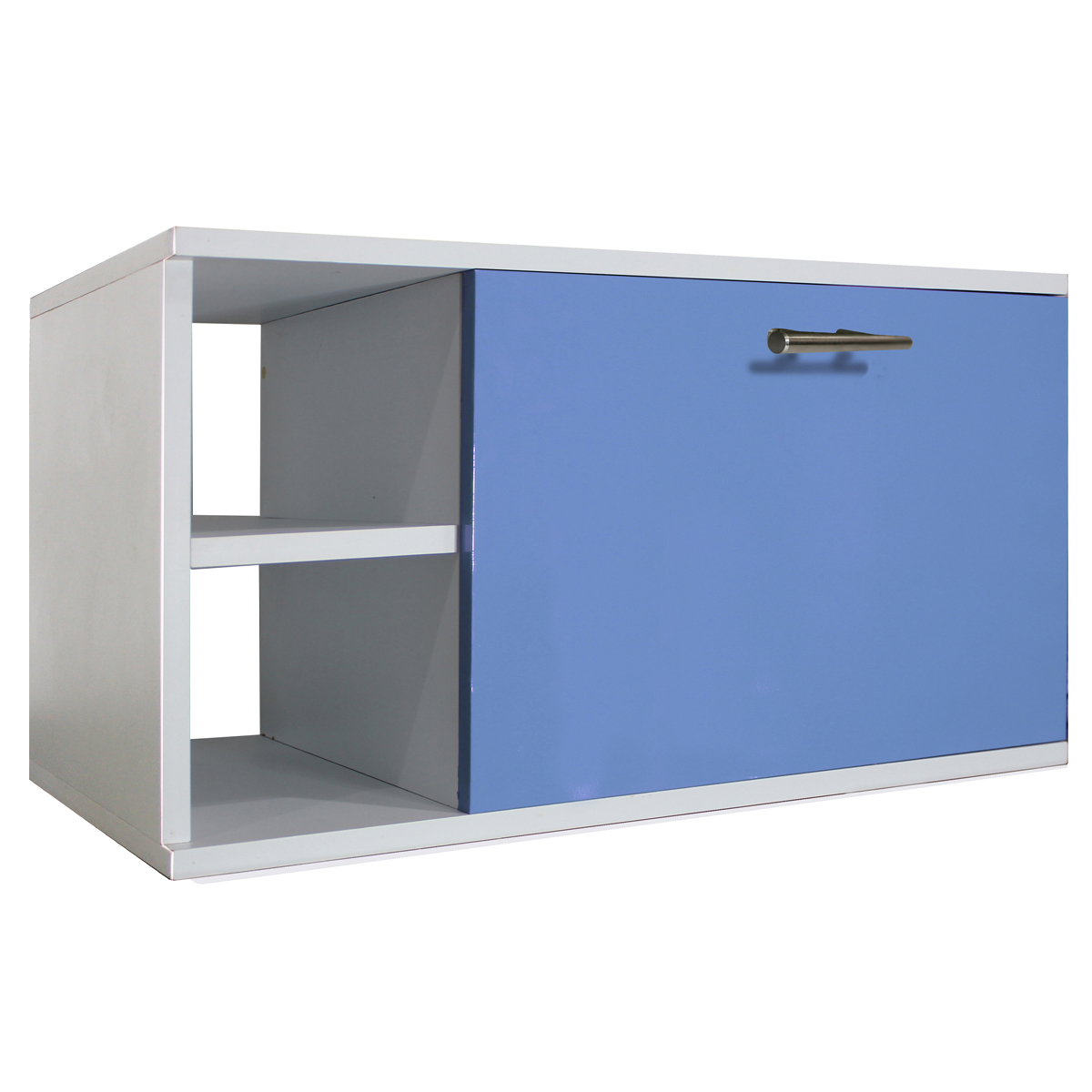 Foto 2 pulgar | Gabinete de Baño Moderno Ensamblado MDF Elegante Vinil Azul