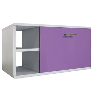 Foto 1 | Gabinete de Baño Moderno Ensamblado MDF Elegante Vinil Morado
