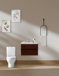 Foto 7 | Gabinete 12 para Baño Flotante con Lavamanos y Monomando