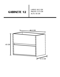 Foto 8 | Gabinete 12 para Baño Flotante con Lavamanos y Monomando