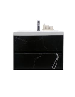 Foto 5 | Gabinete 12 Para Baño Flotante Con Lavamanos Y Monomando