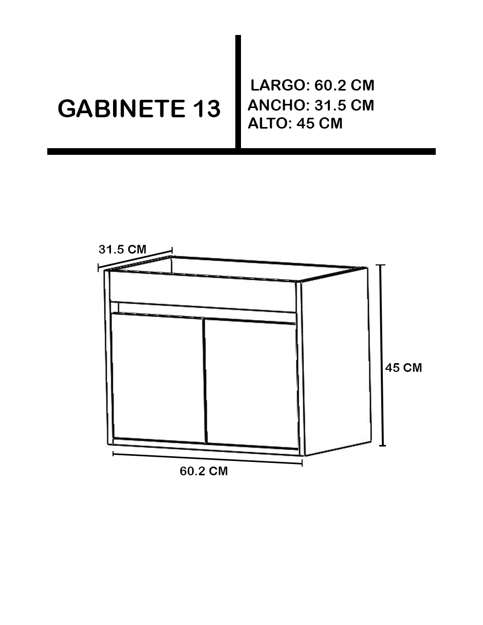 Foto 9 pulgar | Gabinete 13 Flotante para Baño con Lavabo y Monomando